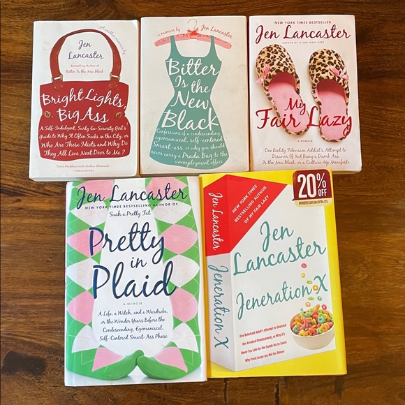Books Vintage Other - 5 JEN LANCASTER Mixed Lot of Books (3 PB + 2 HC)